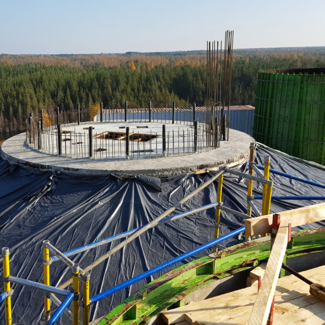 Construction of Aidu Wind Farm