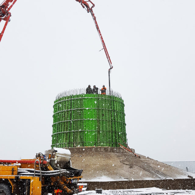 Construction of Aidu Wind Farm