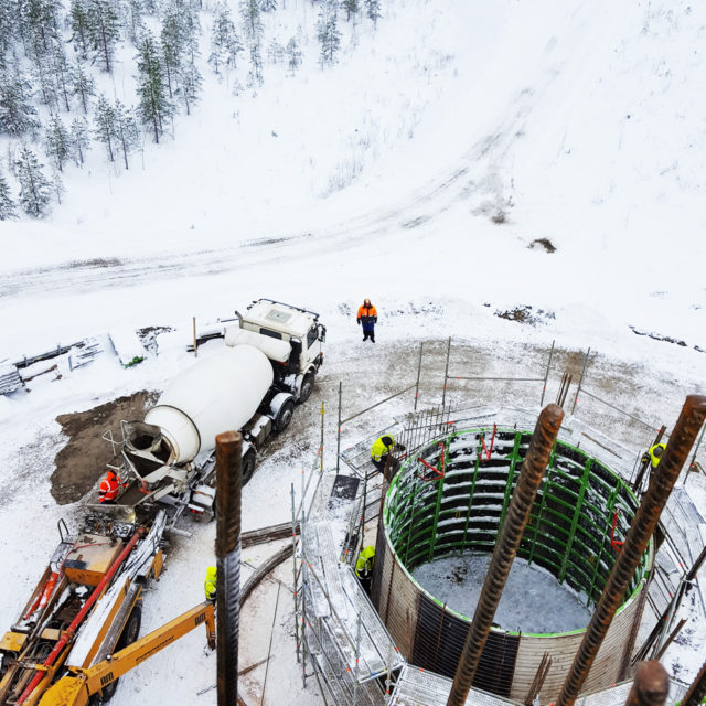 Construction of Aidu Wind Farm