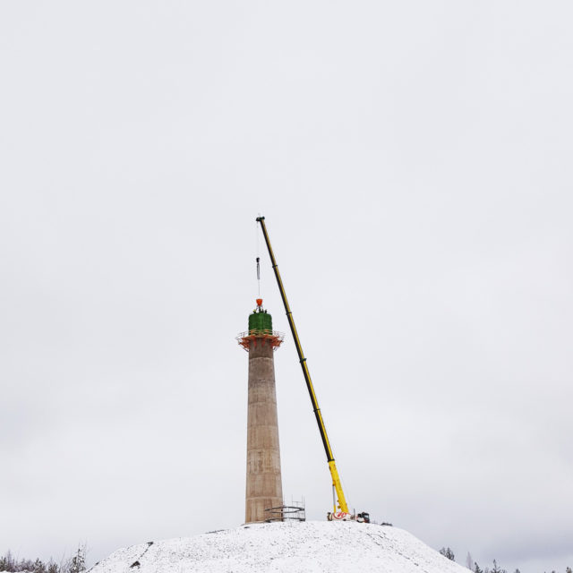 Construction of Aidu Wind Farm