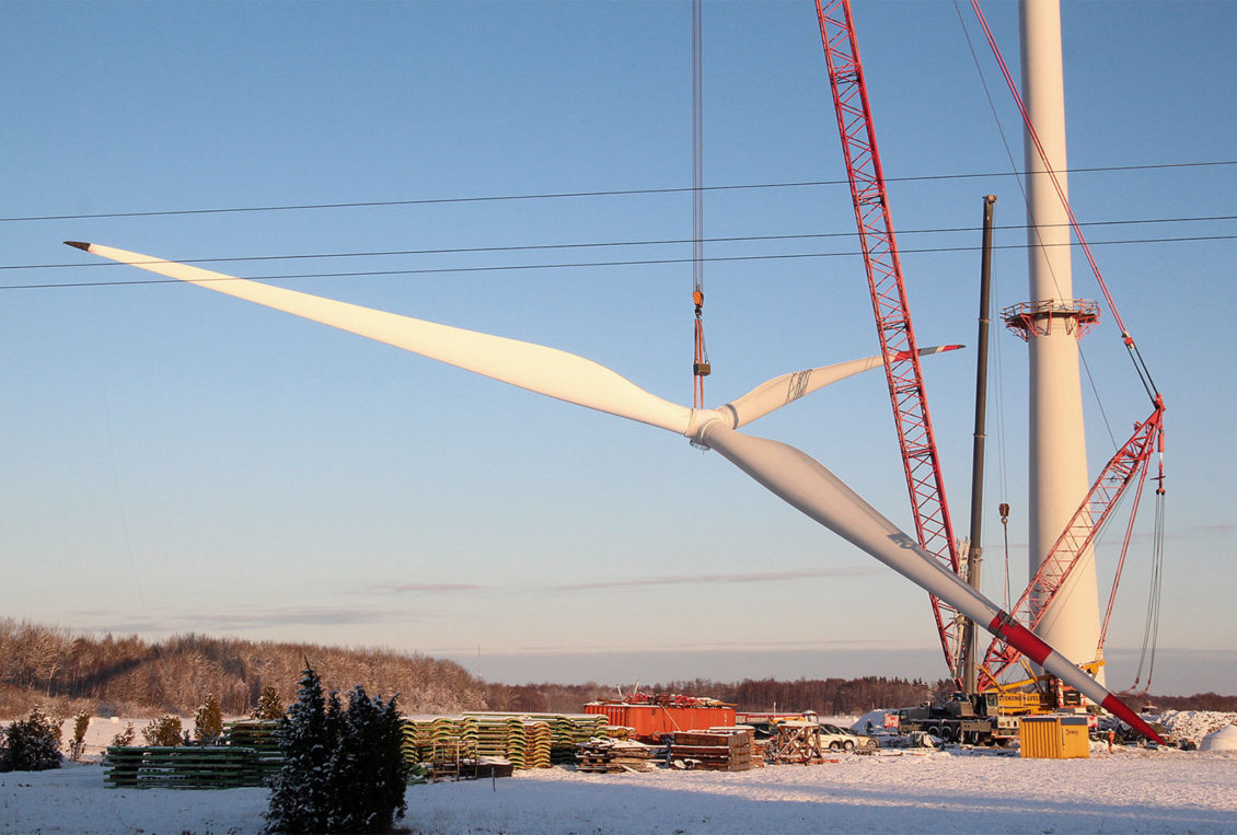 Construction of Salme Windpark