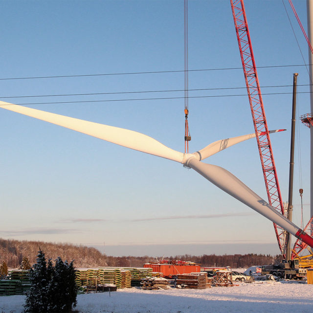 Construction of Salme Windpark